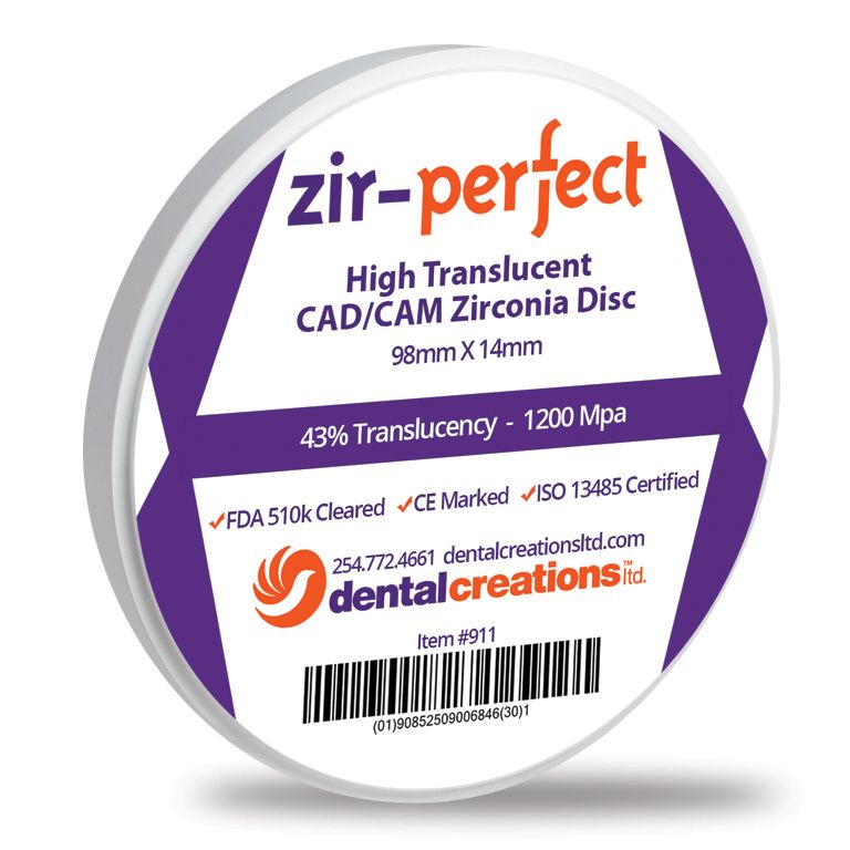 Zir-Perfect from Dental Creations, Ltd.