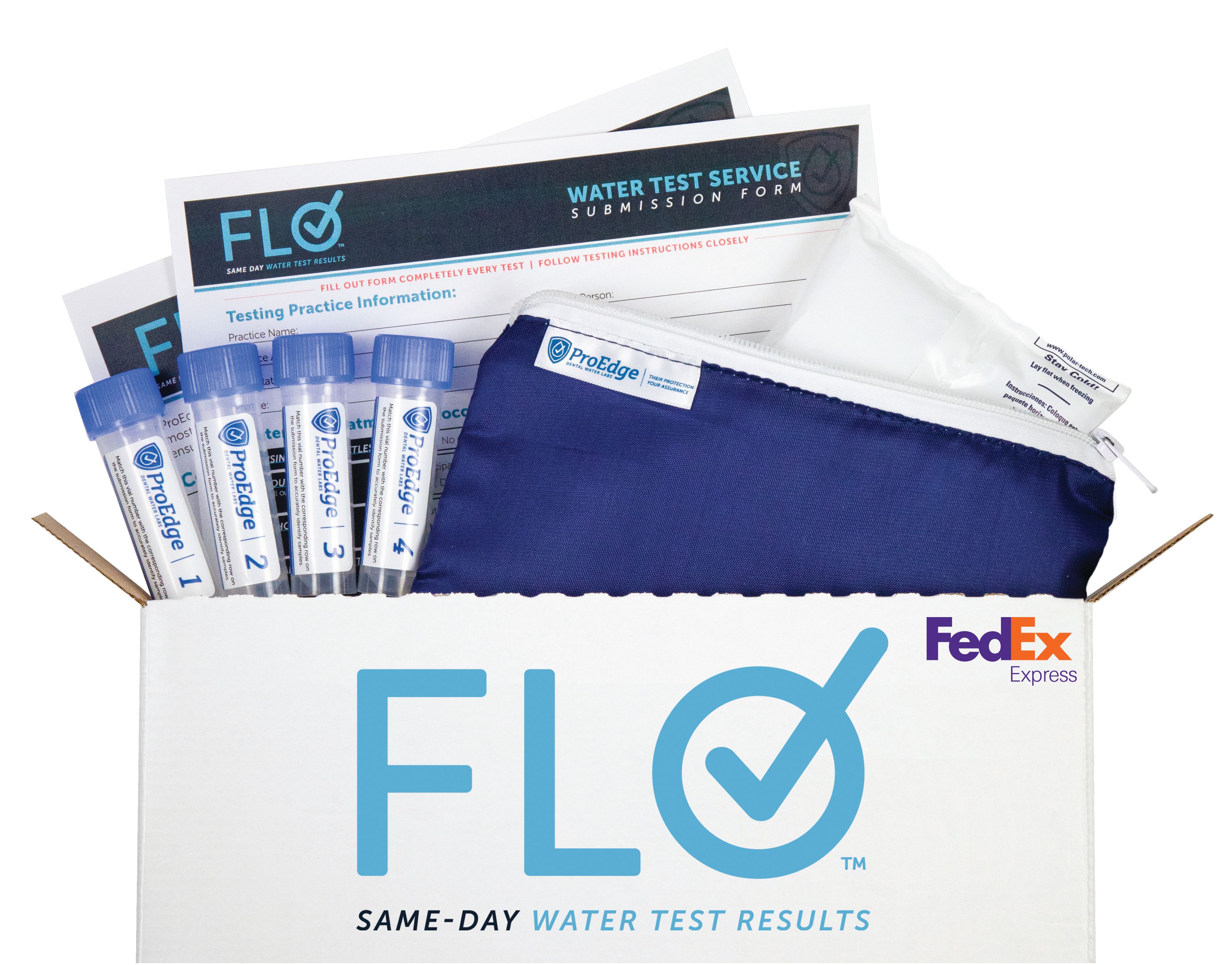 Flo™ Water Testing Service Kit