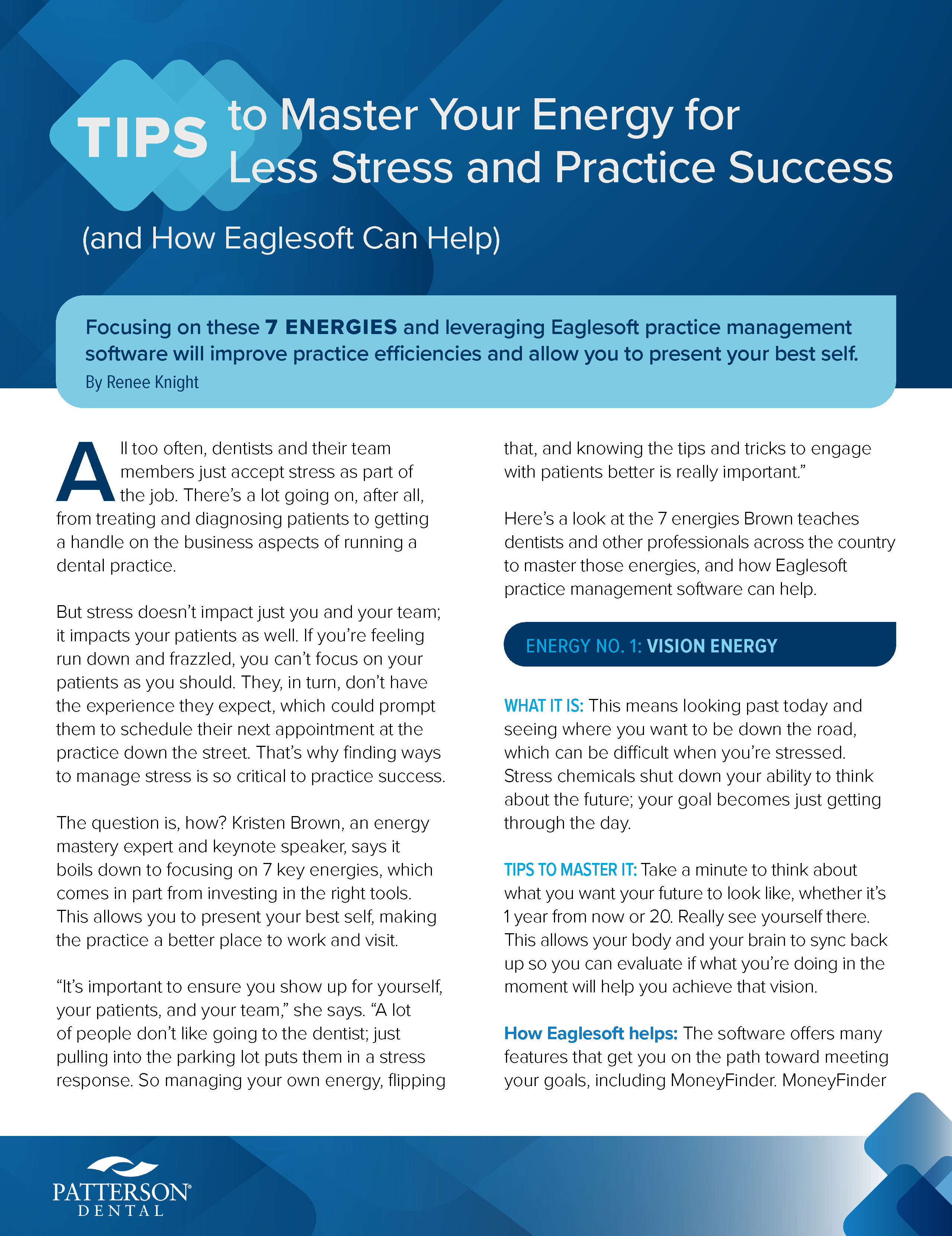 E-Book Download: Tips to Master Your Energy for Less Stress and Practice Success