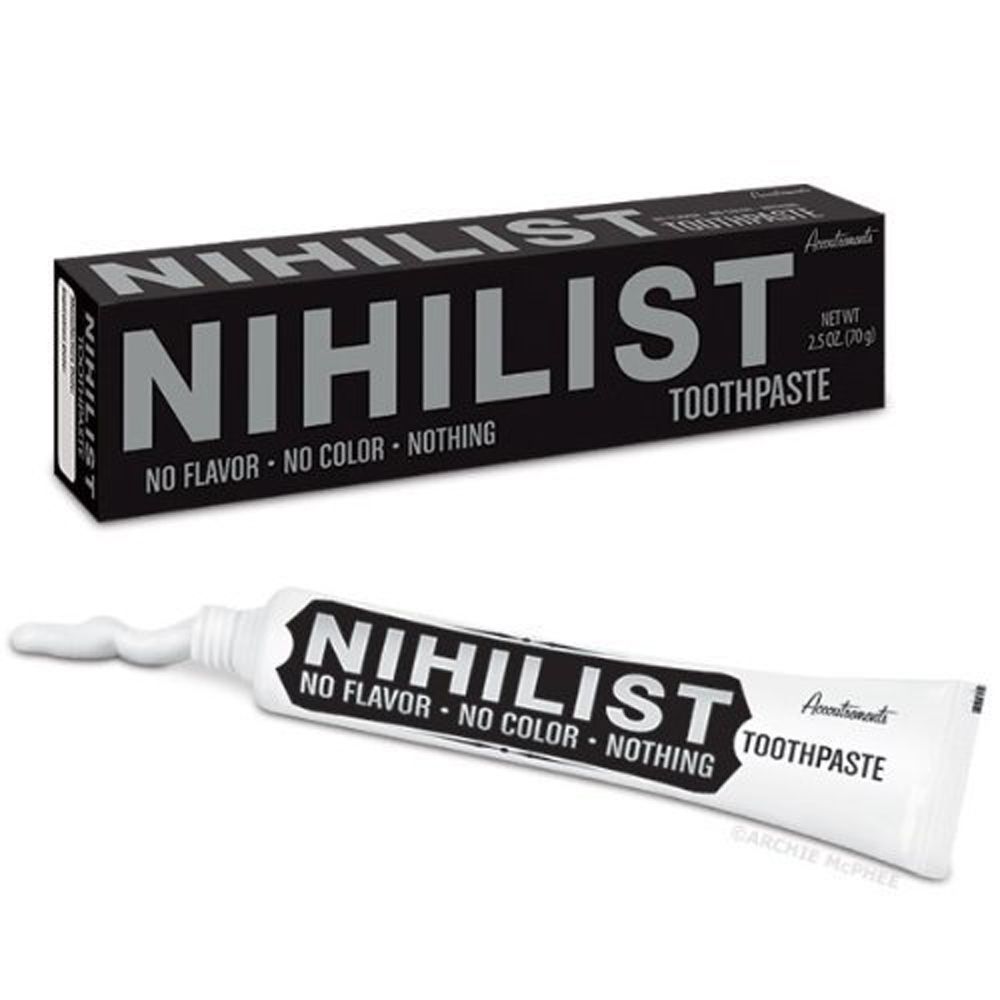 Toothpaste without any color or flavor