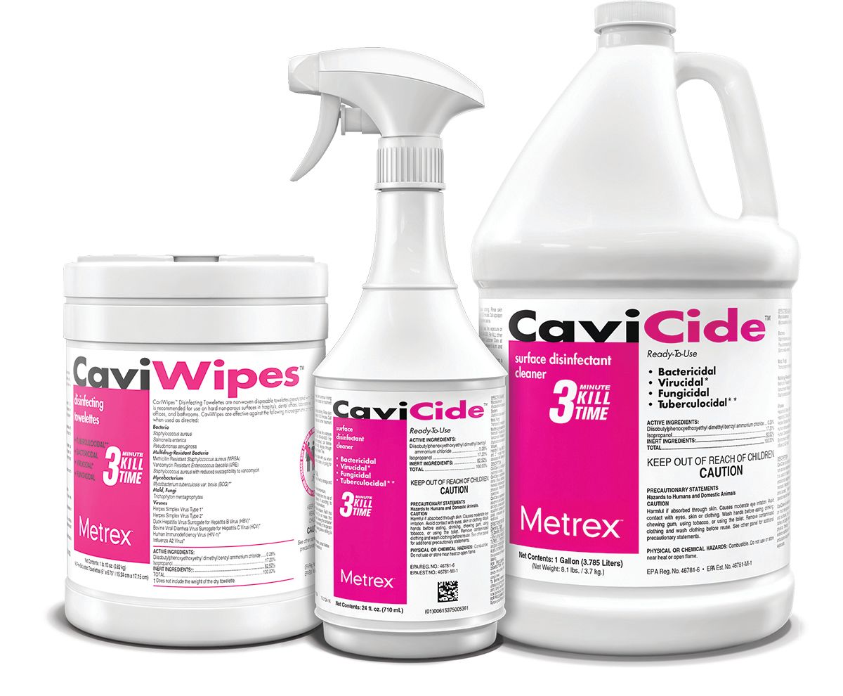 CaviWipes™ and CaviCide™ surface disinfectants