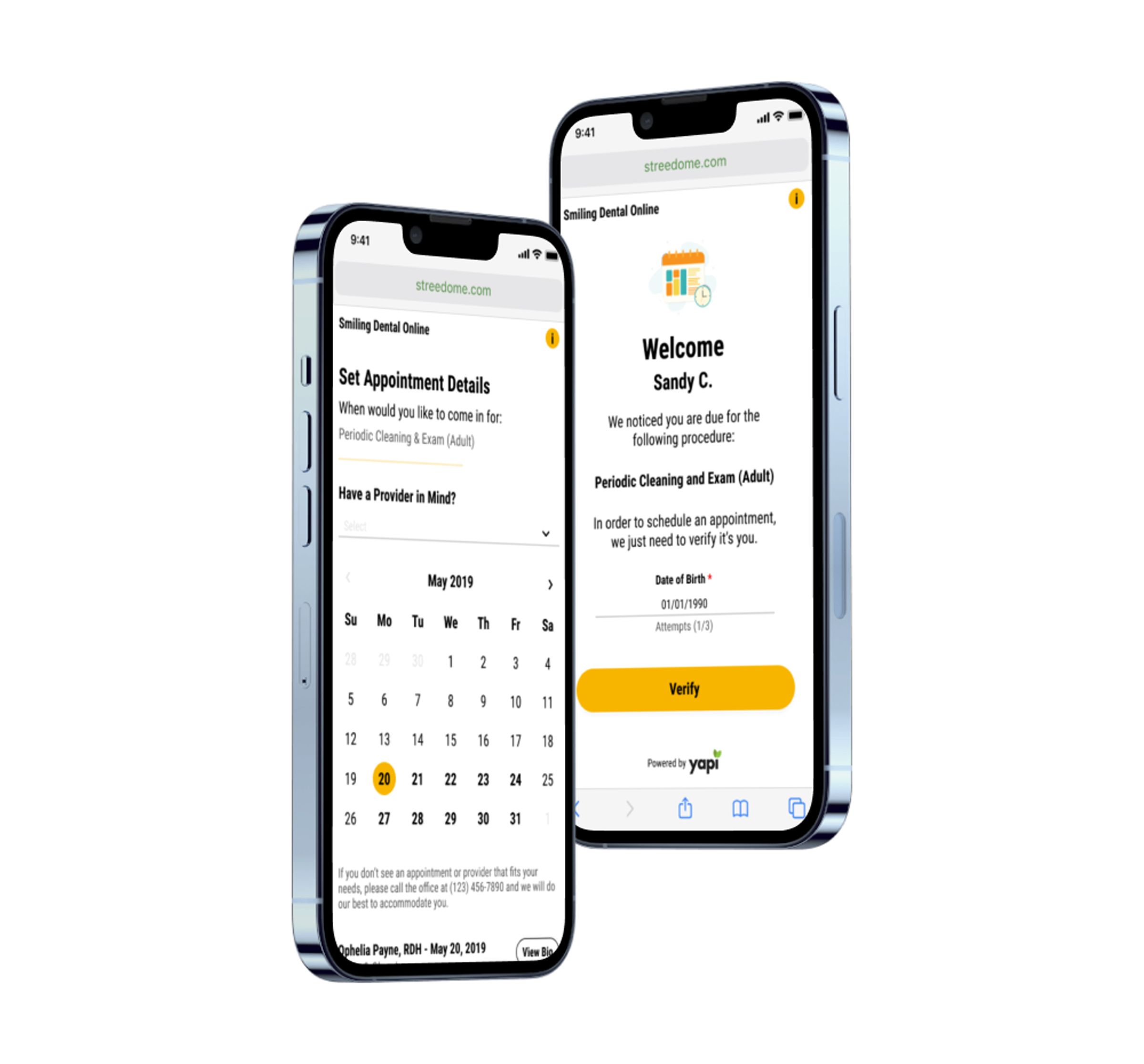 Yapi on mobile | Image © Yapi