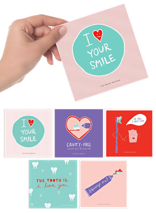 My Social Practice valentine' day cards