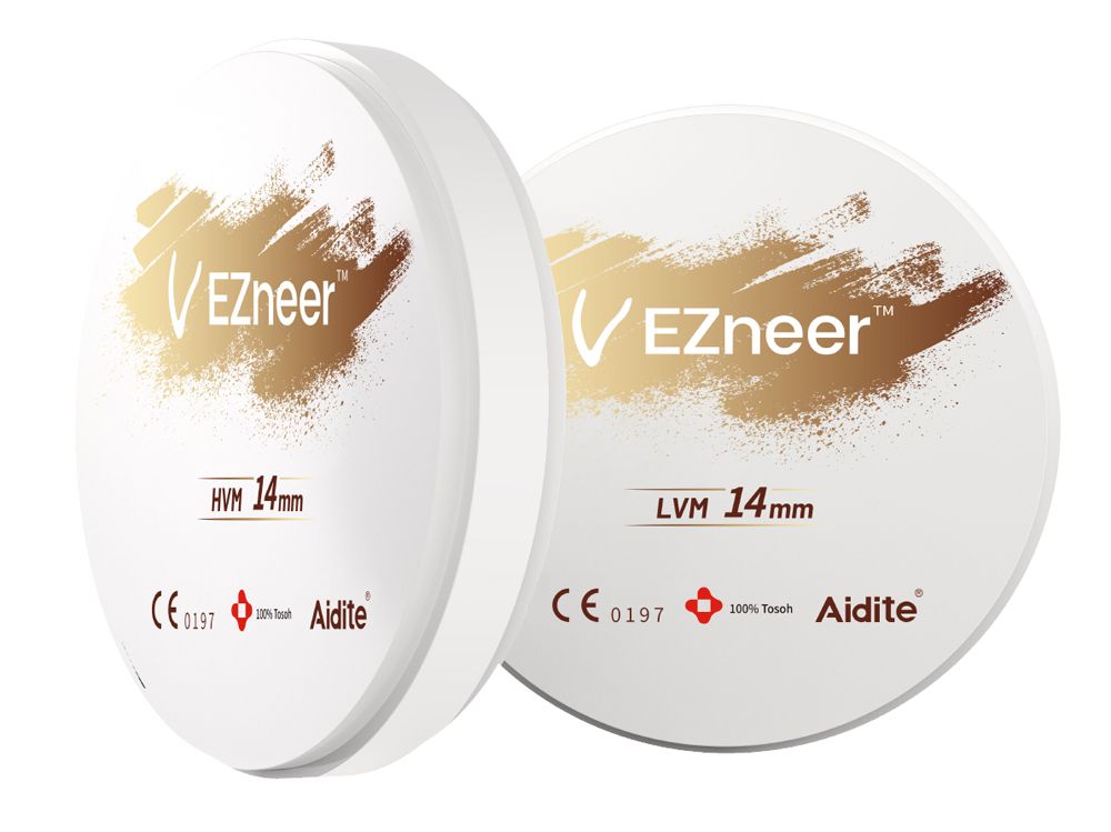 EZneer is a uniquely formulated zirconia for veneers.
