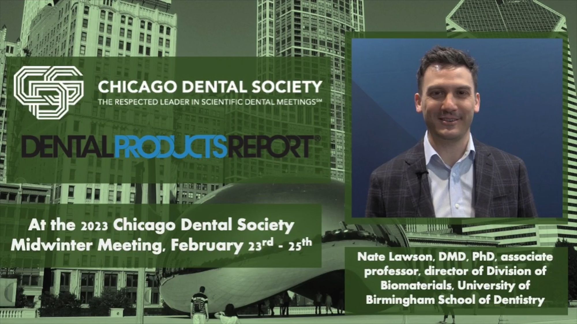 2023 Chicago Dental Society Midwinter Meeting, Interview with Nate