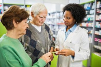Pharmacist counseling patients