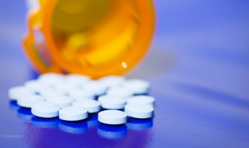Pills Blue Background