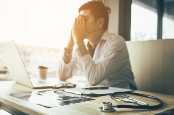 stressed physician
