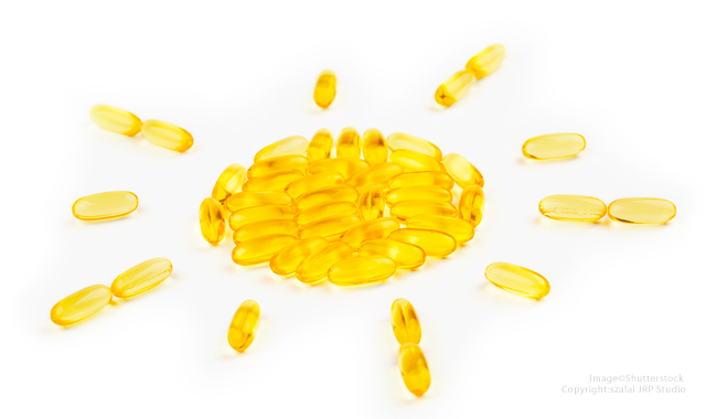 Pills in sunshine shape