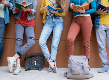 teenagers at school