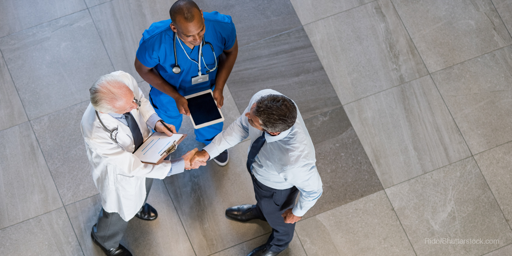 Meeting with healthcare executives