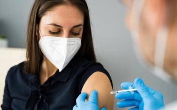 patient being vaccinated