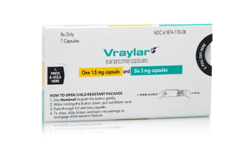 Vraylar box packaging