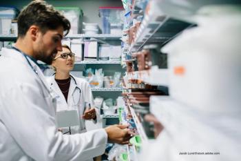 pharmacy staff work
