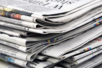 newspaper stack 