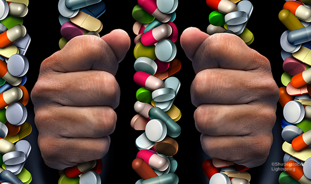 Opioid jail bars