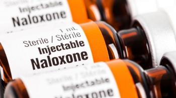 Naloxone bottle of medicine