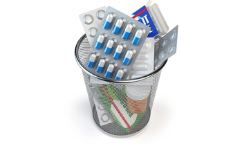Pills in Trash Bin