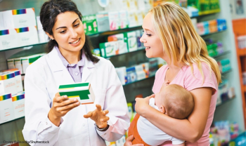 Pharmacist with Mother