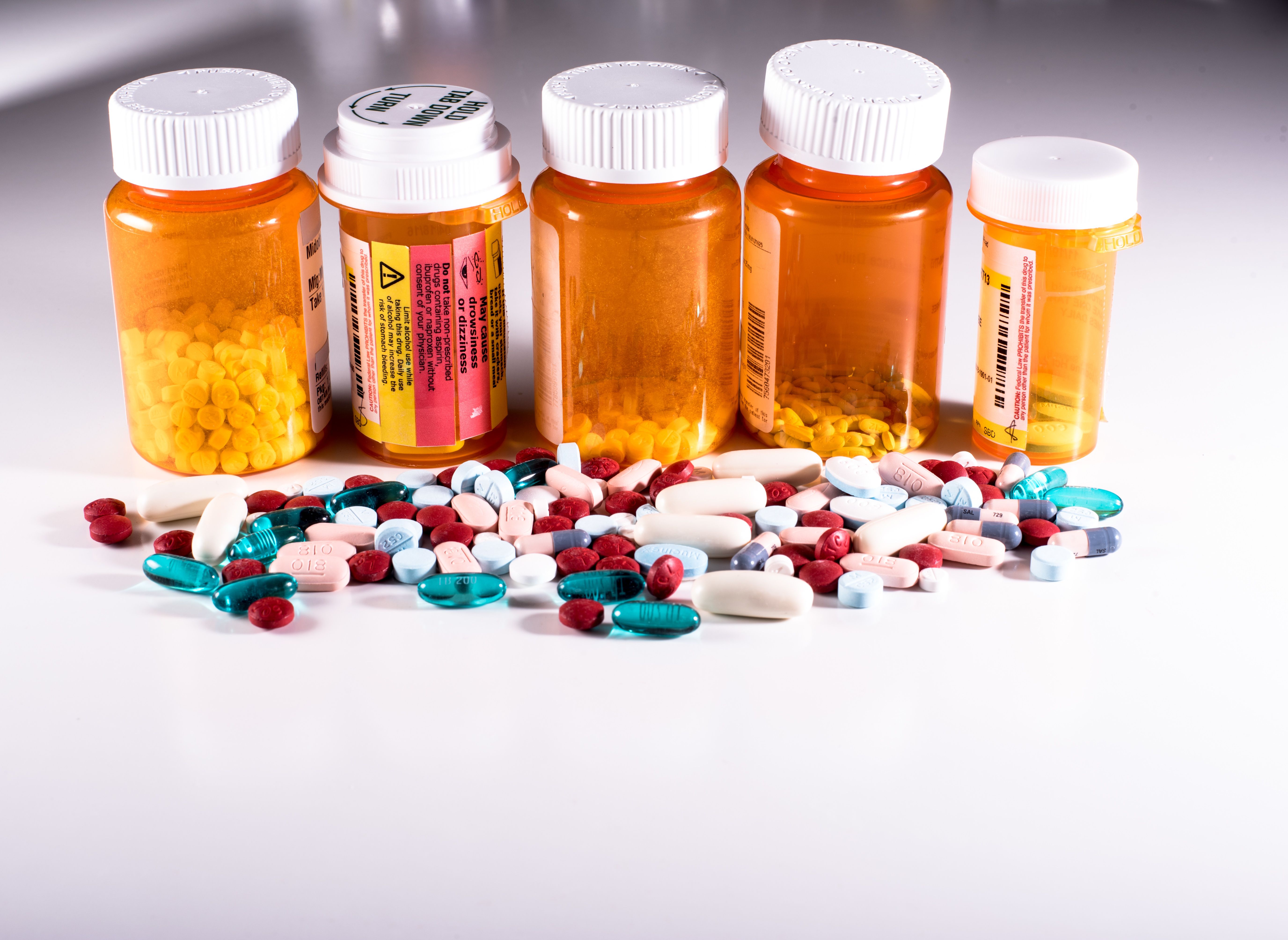 opioid pill bottles