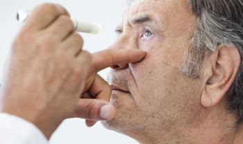 Ophthalmologist with Patient