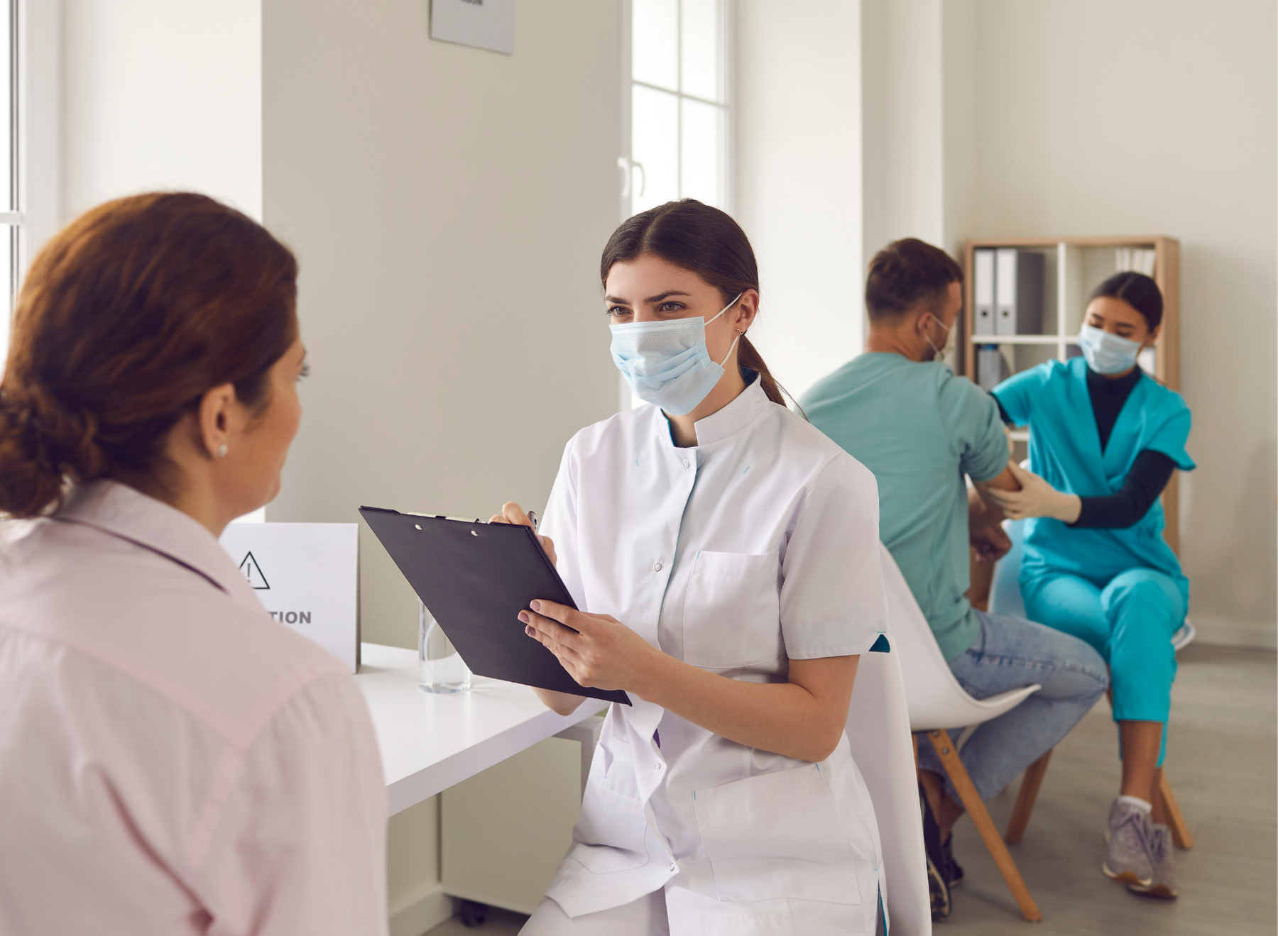 COVID-19 vaccination clinic