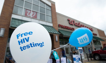 Walgreens Balloons Free HIV Testing