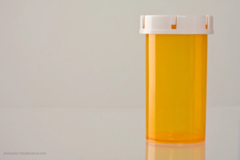 Empty pill bottle