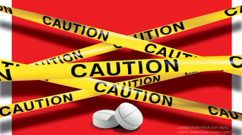 Cation tape around medication