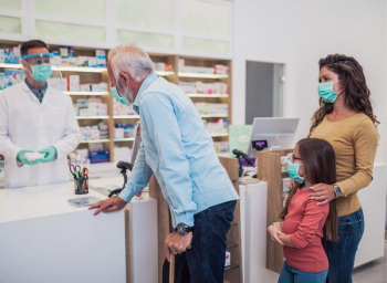 pharmacist and patients