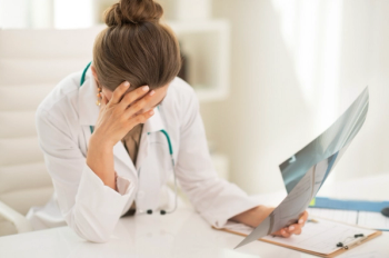 medical provider looking stressed out 