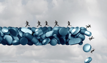 OPioid pills falling