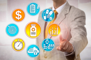 health care finances on screen and selection options