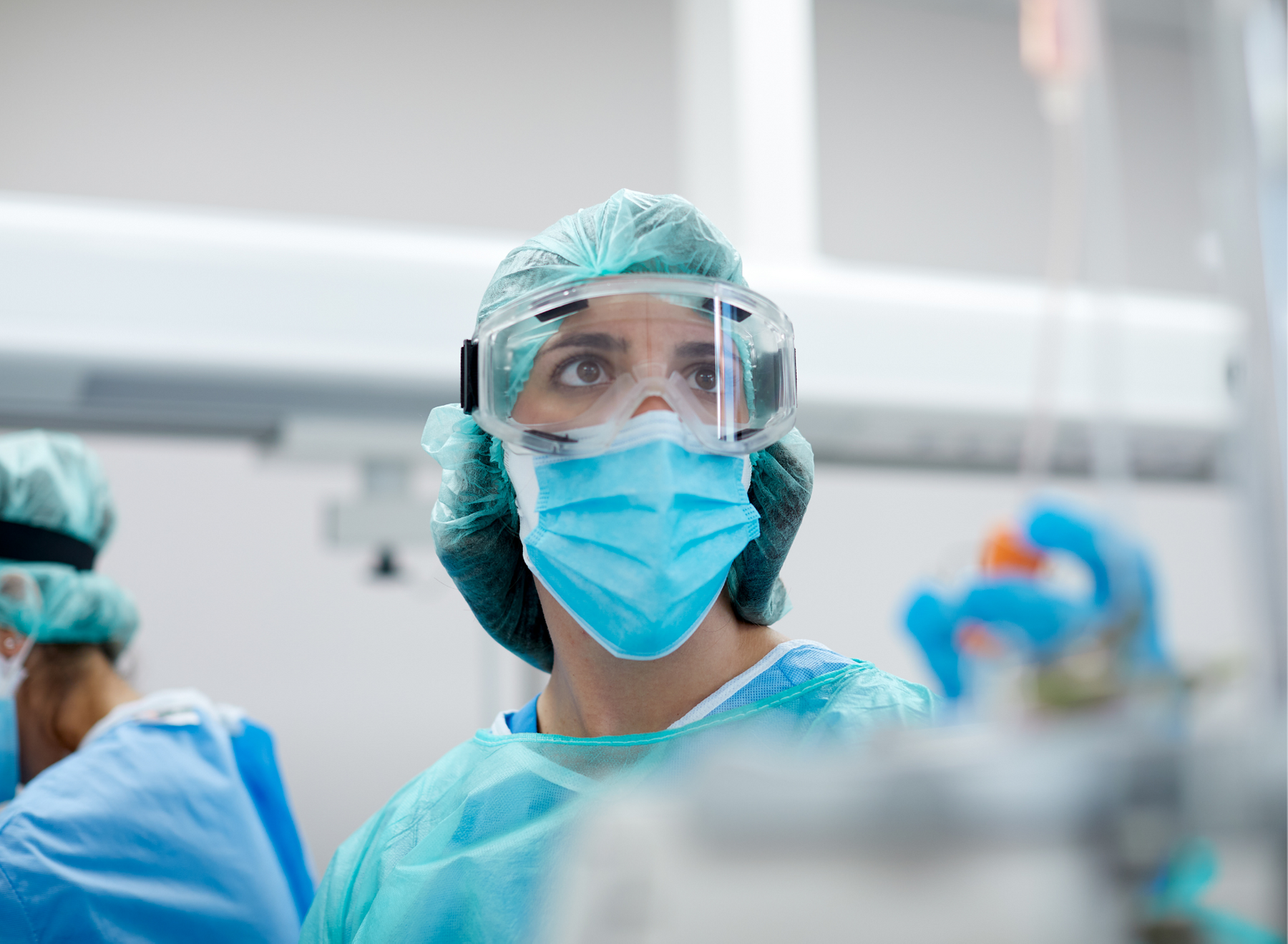 Hospital health worker