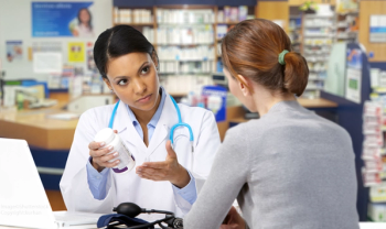 Pharmacist with Patient 