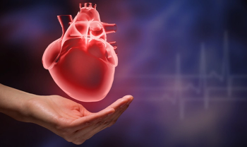 Hand holding heart illustration