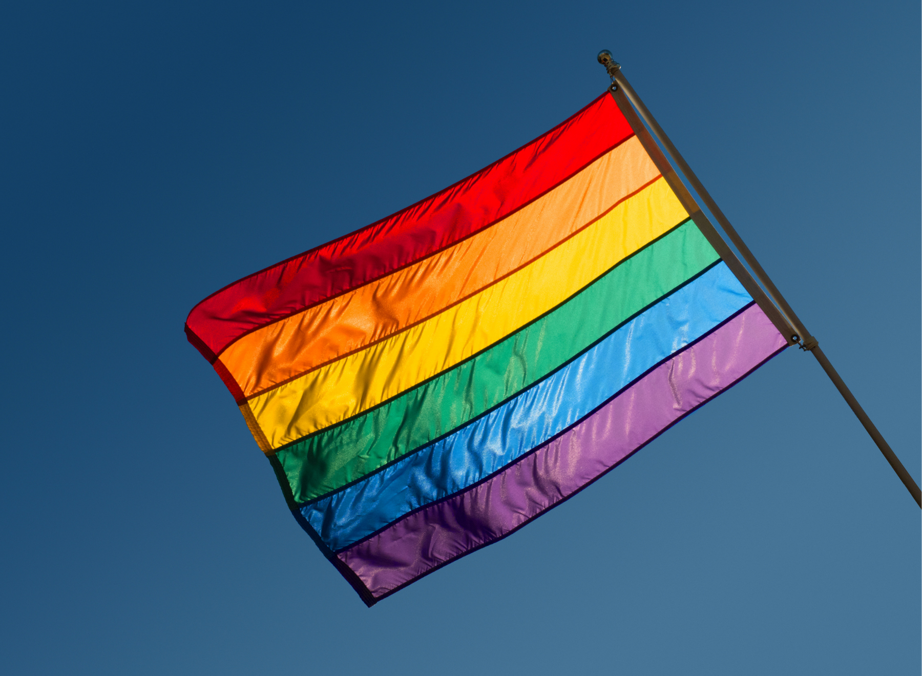 new gay pride flag race