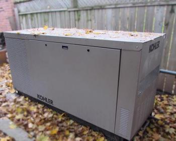 Typical standby generator