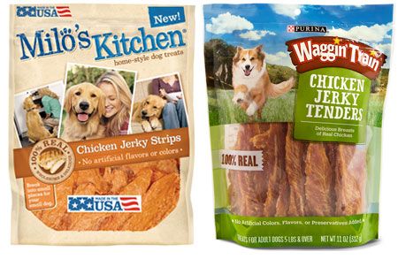 milo's kitchen chicken jerky