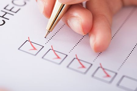 Check These First Making a list and checking it twice