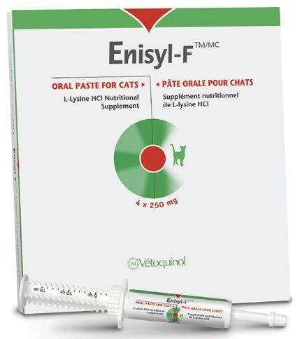 Vetoquinol Enisyl-F Supplément nutritionnel de L-lysine pour chats