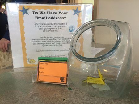 Fish for clients' emails