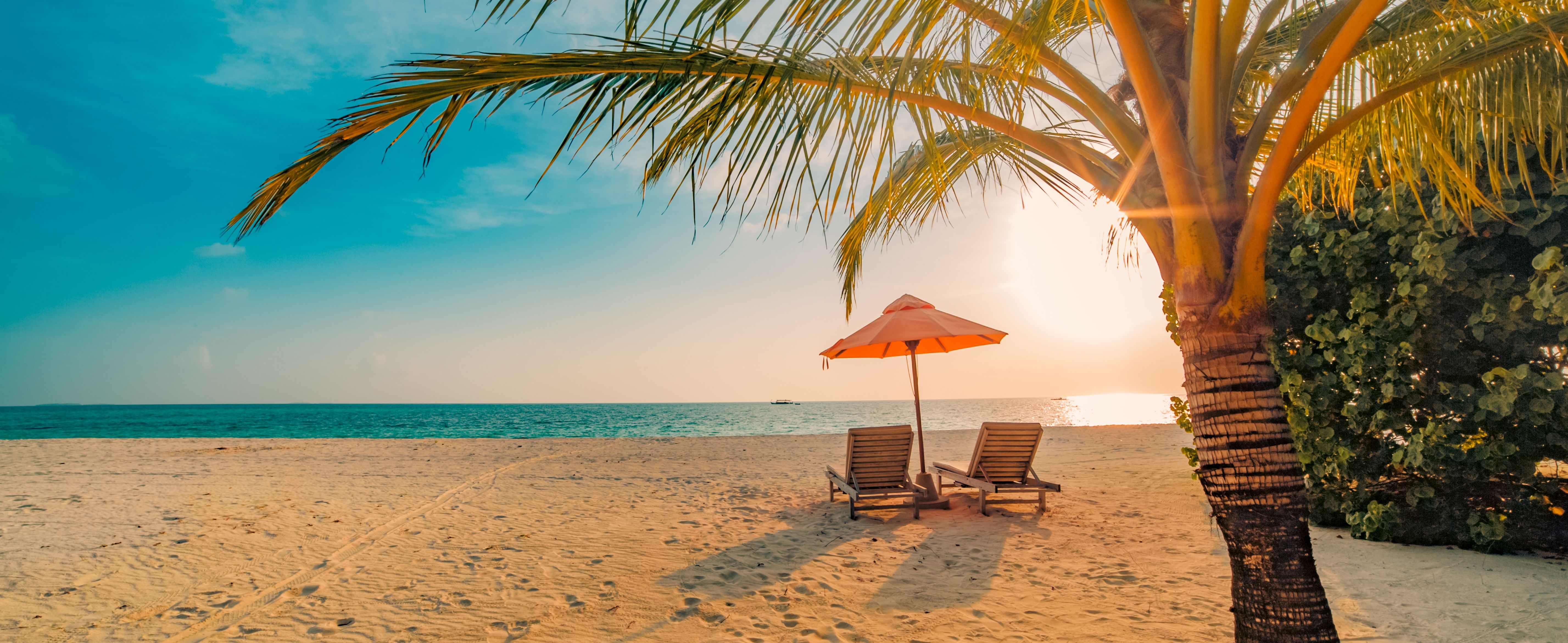 empty Caribbean beach