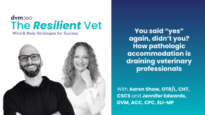 You said “yes” again, didn’t you? How pathologic accommodation is draining veterinary professionals