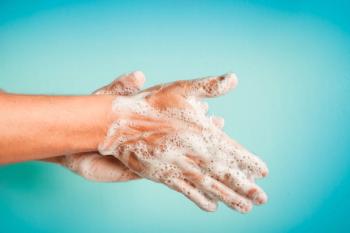 washing hands