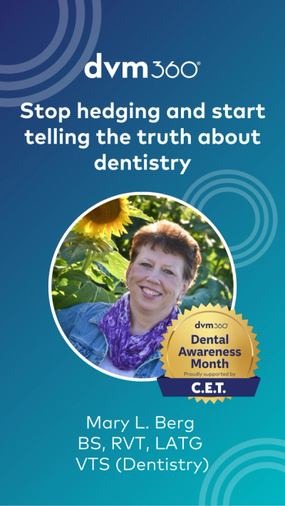 Stop hedging and start telling the truth about dentistry