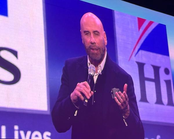 John Travolta at VMX