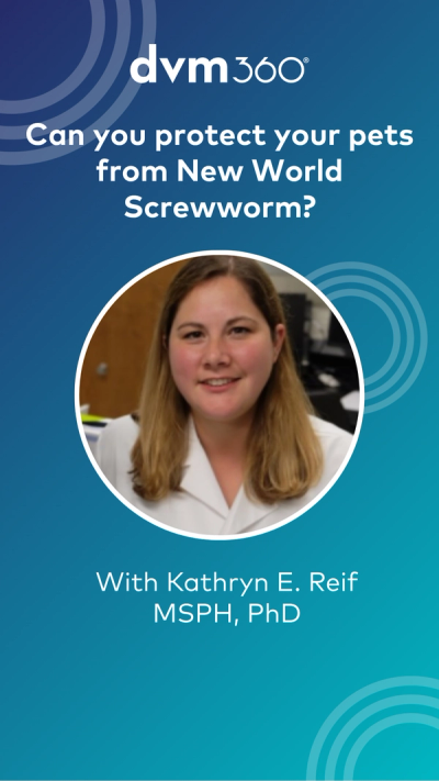 Can you protect your pets from New World screwworm?