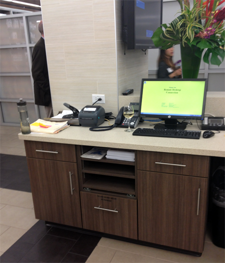 Tiny Makeover Declutter Your Veterinary Hospital S Reception Area Declutter Your Veterinary Hospital S, Reception Desk Organization Ideas