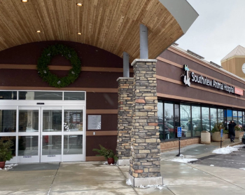 Southview Animal Hospital exterior entrance